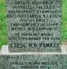 Memorial plaque to murdered Jews in Bielsk in years 1941 - 1944